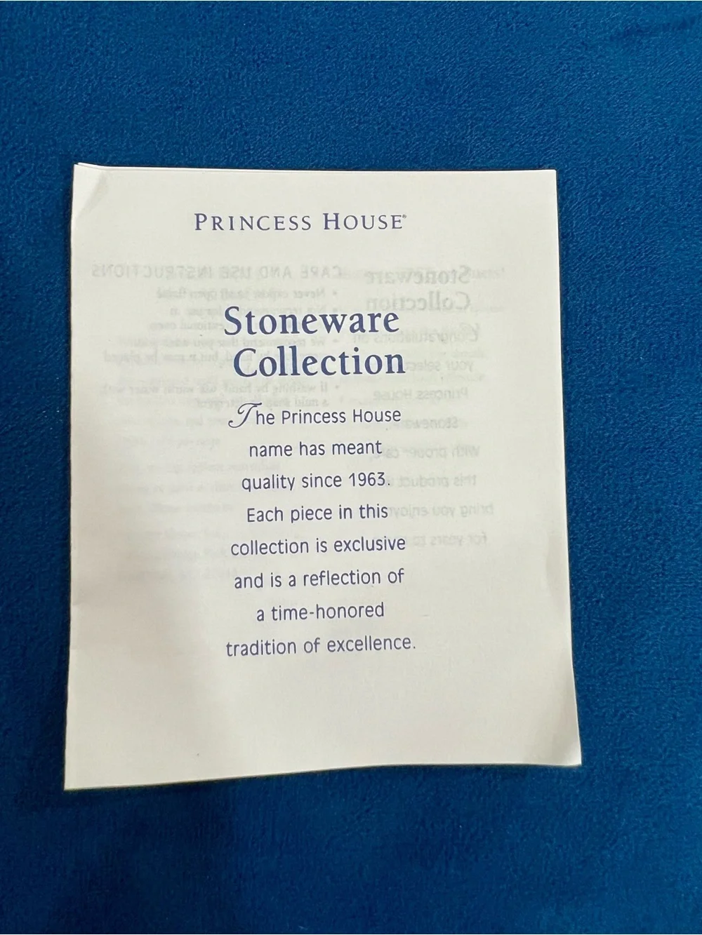 Princess House vintage excellent #2165
